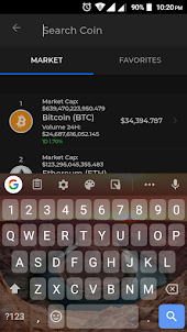Cryptocurrency Prices App
