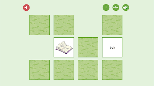 ABC-klubben: ABC-memo Screenshot