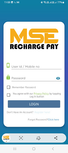 Mserechargepay Screen 2