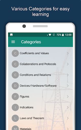 Screenshot of Electrical Engineering App