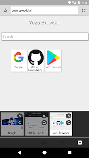 Yuzu Browser: web browser Screenshot