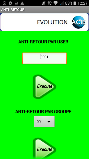 ELA CT-EVOLUTION Screen 3