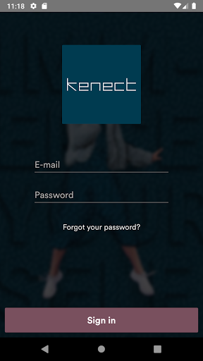 Android application Kenect Membership screenshort