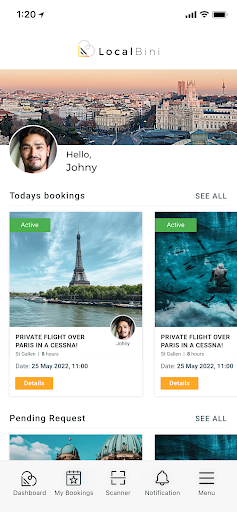 Android application LocalBini screenshort