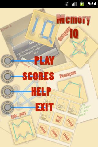 Android application Memory IQ screenshort