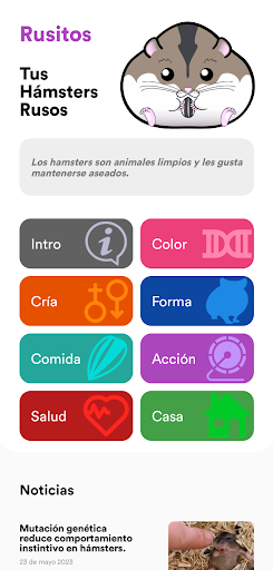 Android application Rusitos screenshort