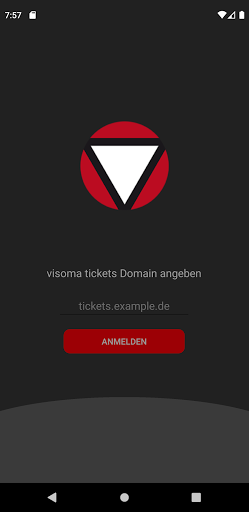 Android application visoma tickets screenshort