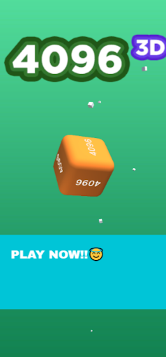 Android application 4096 3D Cubes - Puzzle Game screenshort