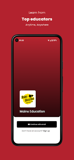 Mains Education Screen 3