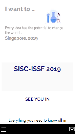 Android application sisc issf2019 screenshort