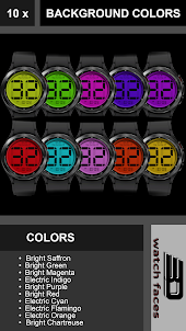 aad 24 neon 3D watch faces