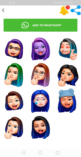 New Emojis Stickers 3D For WhatsApp 2021