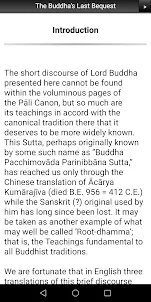 The Buddha’s Last Bequest
