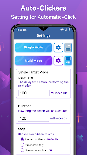 Auto clickers Automate clicks Screen 2