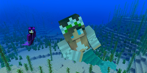 Android application Mermaid Mods for Minecraft screenshort