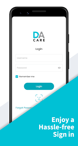 Android application DA Care screenshort