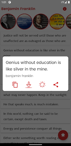 Benjamin Franklin Quotes Screen 2