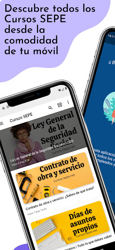 Android application Cursos SEPE screenshort