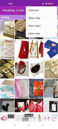 Wedding Cards Design Gallery Screen 2