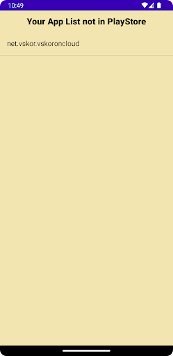 Android application VSkor+ screenshort