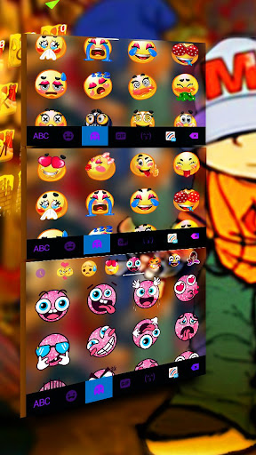 Skating Boy Graffiti Keyboard Screen 2