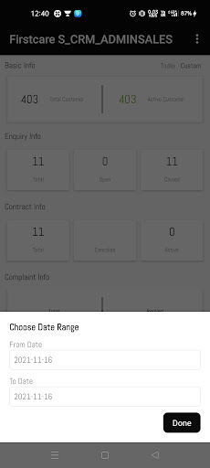 FirstCare_S-CRM-ADMINSALES Screen 2