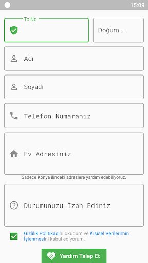 Gazişehir İlim Derneği Yardım Screen 3