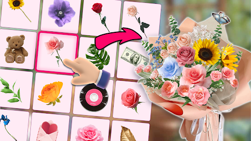 Android application Flower Maker Game: Valentine screenshort