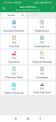 Hospital Management Screen 3