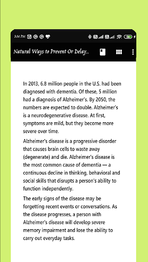 Natural Ways to Prevent Alzhei