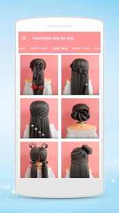 Hairstyles step by step for girls 1.11 APK screenshots 1