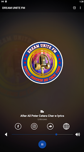 Android application Dream Unite FM screenshort