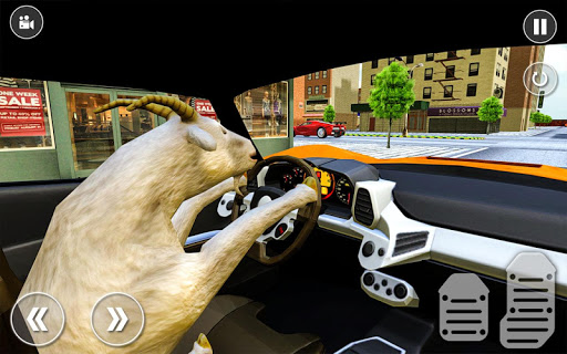 Android application Crazy Goat Car Driving Sim screenshort
