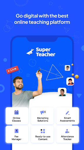 Android application SuperTeacher for Students screenshort