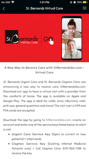 St. Bernards Family Screen 3