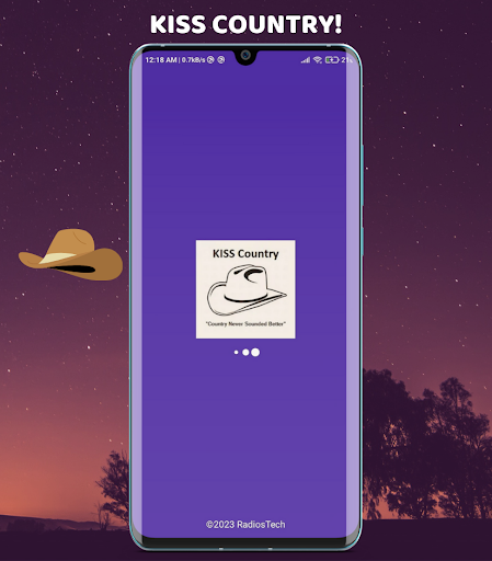 Android application Kiss Country screenshort