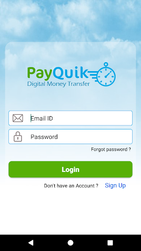 Android application PayQuik screenshort