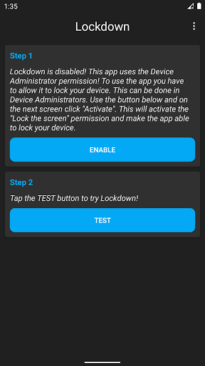 Lockdown - Protect Your Device