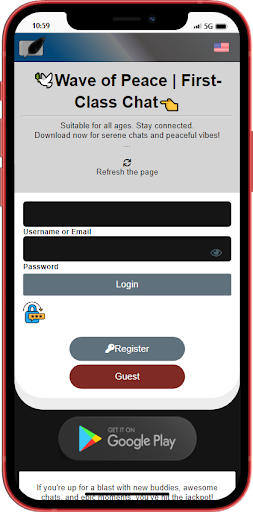 Android application Wave of Peace screenshort