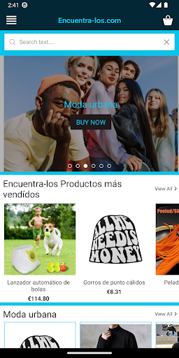 Android application Encuentra-los screenshort