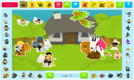 Sticker Book 2: Fantasy World Screen 2