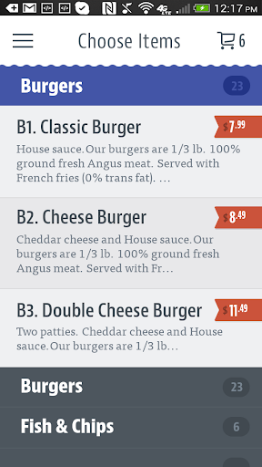 Billie On Burger & Fish Chips Screen 3