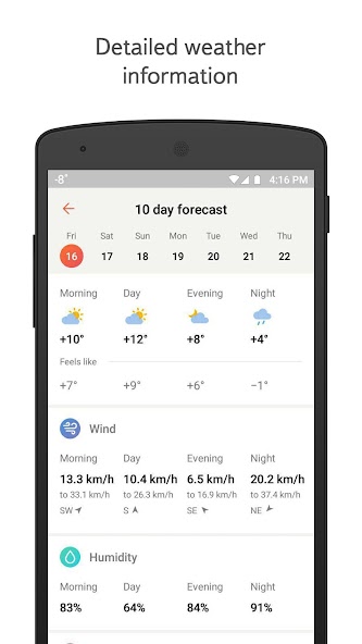Yandex Weather banner