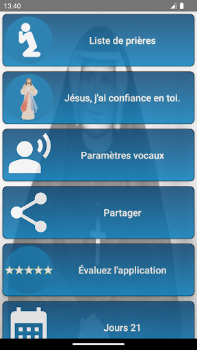 Aperçu de l'application