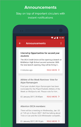 Android application Don Bosco School Siliguri screenshort