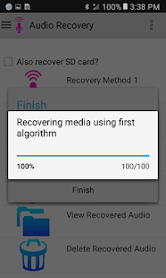 Audio Recovery Screenshot