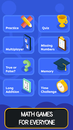 Math Games: Learning, Training Screen 2