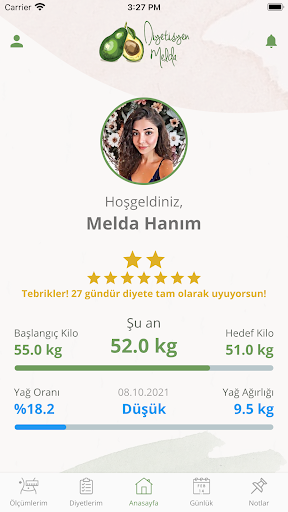 Android application Diyetisyen Melda screenshort