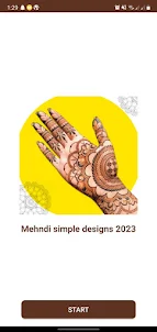 Mehndi simple designs 2023