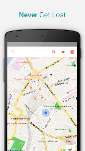 Screenshot of London Offline City Map